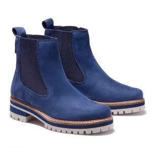 navy timberlands womens